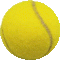 Ein Tennisball